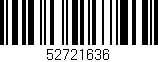 Código de barras (EAN, GTIN, SKU, ISBN): '52721636'