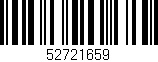 Código de barras (EAN, GTIN, SKU, ISBN): '52721659'