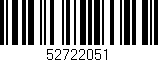 Código de barras (EAN, GTIN, SKU, ISBN): '52722051'