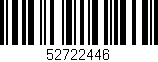 Código de barras (EAN, GTIN, SKU, ISBN): '52722446'