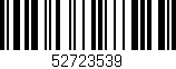 Código de barras (EAN, GTIN, SKU, ISBN): '52723539'