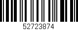 Código de barras (EAN, GTIN, SKU, ISBN): '52723874'