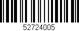 Código de barras (EAN, GTIN, SKU, ISBN): '52724005'