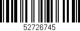 Código de barras (EAN, GTIN, SKU, ISBN): '52726745'
