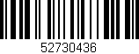 Código de barras (EAN, GTIN, SKU, ISBN): '52730436'