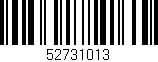 Código de barras (EAN, GTIN, SKU, ISBN): '52731013'