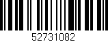 Código de barras (EAN, GTIN, SKU, ISBN): '52731082'