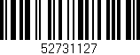 Código de barras (EAN, GTIN, SKU, ISBN): '52731127'