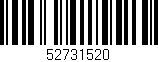 Código de barras (EAN, GTIN, SKU, ISBN): '52731520'