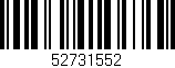 Código de barras (EAN, GTIN, SKU, ISBN): '52731552'