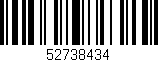 Código de barras (EAN, GTIN, SKU, ISBN): '52738434'