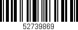 Código de barras (EAN, GTIN, SKU, ISBN): '52739869'