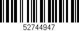Código de barras (EAN, GTIN, SKU, ISBN): '52744947'