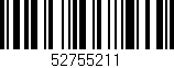 Código de barras (EAN, GTIN, SKU, ISBN): '52755211'