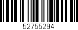 Código de barras (EAN, GTIN, SKU, ISBN): '52755294'