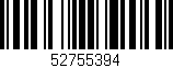Código de barras (EAN, GTIN, SKU, ISBN): '52755394'