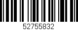 Código de barras (EAN, GTIN, SKU, ISBN): '52755832'