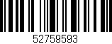 Código de barras (EAN, GTIN, SKU, ISBN): '52759593'
