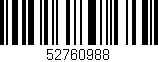 Código de barras (EAN, GTIN, SKU, ISBN): '52760988'