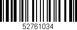 Código de barras (EAN, GTIN, SKU, ISBN): '52761034'
