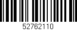 Código de barras (EAN, GTIN, SKU, ISBN): '52762110'