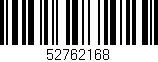 Código de barras (EAN, GTIN, SKU, ISBN): '52762168'