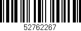 Código de barras (EAN, GTIN, SKU, ISBN): '52762267'