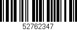 Código de barras (EAN, GTIN, SKU, ISBN): '52762347'