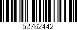 Código de barras (EAN, GTIN, SKU, ISBN): '52762442'