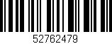 Código de barras (EAN, GTIN, SKU, ISBN): '52762479'
