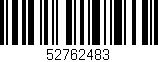 Código de barras (EAN, GTIN, SKU, ISBN): '52762483'
