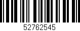 Código de barras (EAN, GTIN, SKU, ISBN): '52762545'