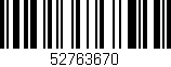 Código de barras (EAN, GTIN, SKU, ISBN): '52763670'
