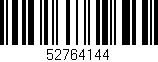 Código de barras (EAN, GTIN, SKU, ISBN): '52764144'