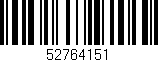 Código de barras (EAN, GTIN, SKU, ISBN): '52764151'