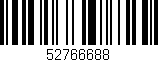 Código de barras (EAN, GTIN, SKU, ISBN): '52766688'