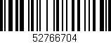 Código de barras (EAN, GTIN, SKU, ISBN): '52766704'