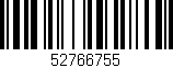 Código de barras (EAN, GTIN, SKU, ISBN): '52766755'