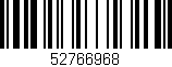 Código de barras (EAN, GTIN, SKU, ISBN): '52766968'