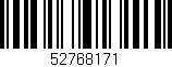 Código de barras (EAN, GTIN, SKU, ISBN): '52768171'
