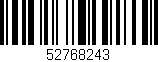 Código de barras (EAN, GTIN, SKU, ISBN): '52768243'