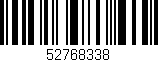Código de barras (EAN, GTIN, SKU, ISBN): '52768338'