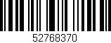Código de barras (EAN, GTIN, SKU, ISBN): '52768370'