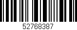 Código de barras (EAN, GTIN, SKU, ISBN): '52768387'