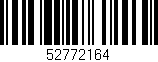 Código de barras (EAN, GTIN, SKU, ISBN): '52772164'