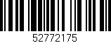 Código de barras (EAN, GTIN, SKU, ISBN): '52772175'