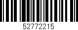 Código de barras (EAN, GTIN, SKU, ISBN): '52772215'