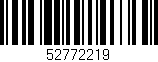 Código de barras (EAN, GTIN, SKU, ISBN): '52772219'