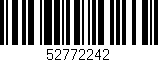 Código de barras (EAN, GTIN, SKU, ISBN): '52772242'