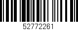 Código de barras (EAN, GTIN, SKU, ISBN): '52772261'